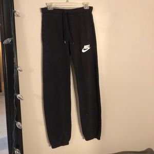 black Nike sweatpants